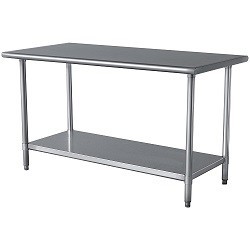 Stainless & Galvanized Worktables