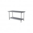  Stainless & Galvanized Worktables